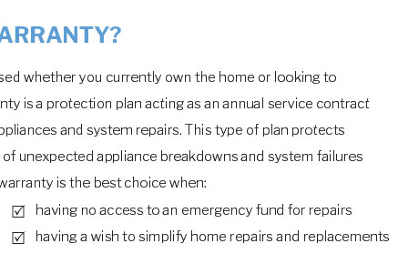 home warranty that covers pre existing conditions